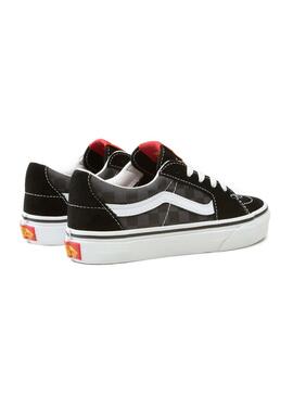 Sneaker Vans Quadri Nero E Grigio Bambino Bambina