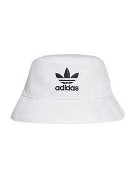 Cappello Adidas Adicolor Bucket Bianco Per Bambino Bambina