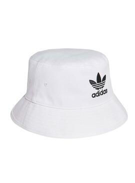 Cappello Adidas Adicolor Bucket Bianco Per Bambino Bambina