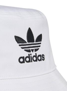 Cappello Adidas Adicolor Bucket Bianco Per Bambino Bambina