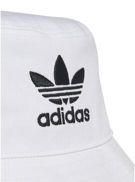Cappello Adidas Adicolor Bucket Bianco Per Bambino Bambina