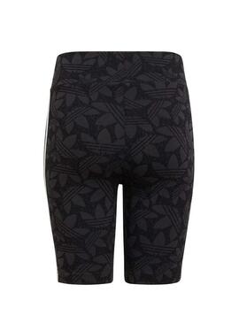 Leggings Adidas Trifoglio Ciclismo Nero Per Bambina