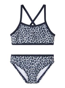 Bikini Name It Felina Leopard Print Per Bambina