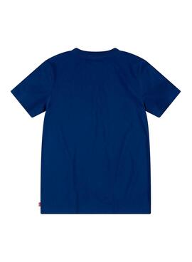 T-Shirt Levis Graphic Colori Blu Navy Per Bambino