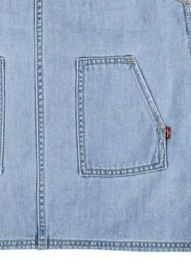 Pichi Jeans Levis Ponticello Blu Per Bambina