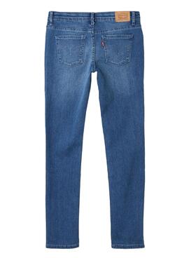 Jeans Levis 711 Skinny Blu Per Bambina