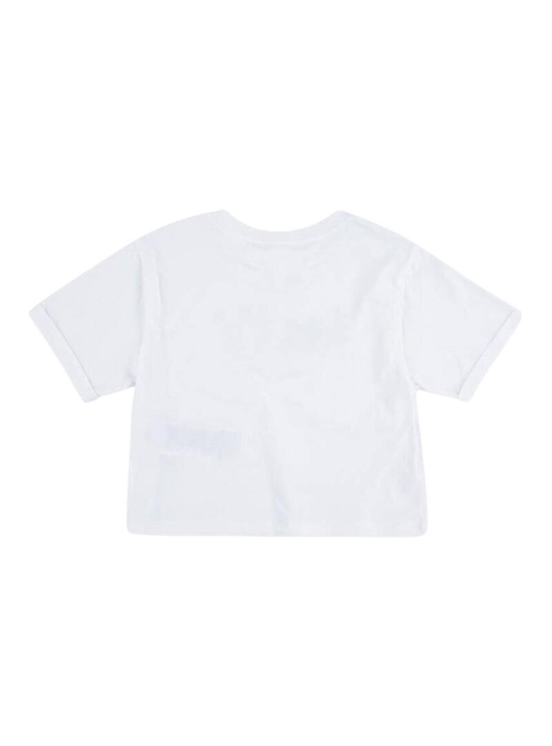 T-Shirt Levis Meet and Greed Bianco Per Bambina