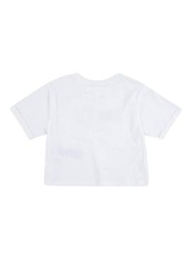 T-Shirt Levis Incontra E Avidità Bianco Per Bambina