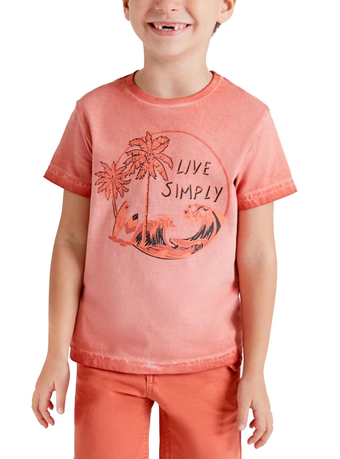 T-Shirt Mayoral Vivi Semplicemente Arancione Per Bambino