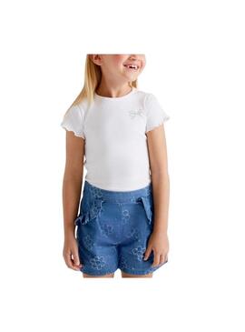 Pack 2 T-Shirts Mayoral Scanalato Bianco Per Bambina