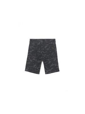 Bermuda Denim Mayoral Mimetico Grigio Per Bambino