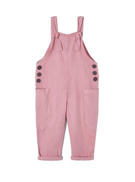 Salopette Mayoral Largo Rosa Per Bambina