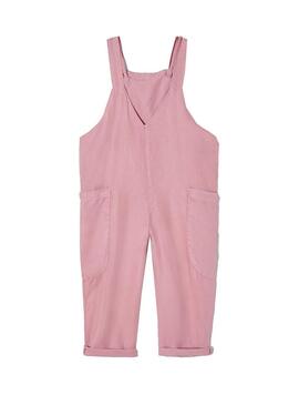 Salopette Mayoral Largo Rosa Per Bambina