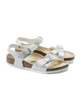 Sandali Birkenstock Rio BF Biancos Per Bambina