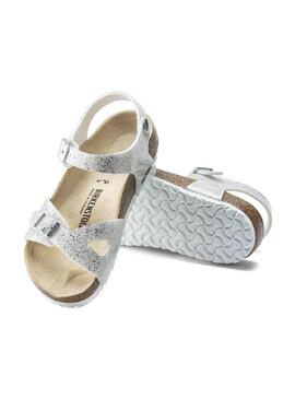 Sandali Birkenstock Rio BF Biancos Per Bambina