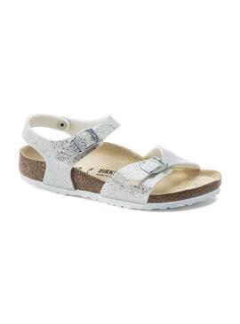 Sandali Birkenstock Rio BF Biancos Per Bambina