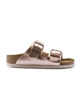Sandali Birkenstock Arizona BF Rosa per Ragazza