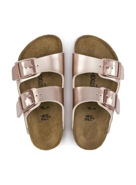 Sandali Birkenstock Arizona BF Rosa per Ragazza