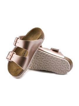 Sandali Birkenstock Arizona BF Rosa per Ragazza