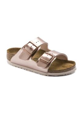 Sandali Birkenstock Arizona BF Rosa per Ragazza