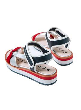 Sandali Pepe Jeans Alexa Walk Rossos Per Bambina