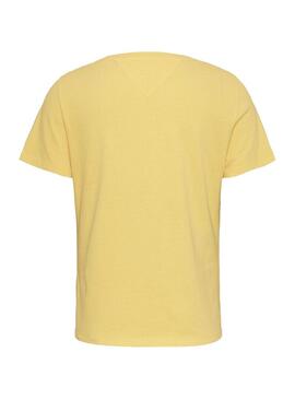 T-Shirt Tommy Jeans Soft Giallo Per Donna