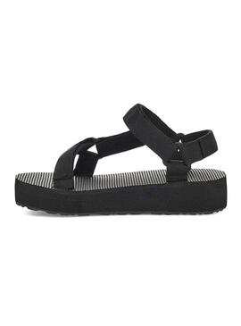 Sandali Teva Midform Universal neri per ragazze.