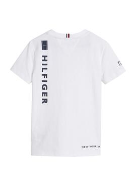 T-Shirt Posizionamento Tommy Hilfiger Bianco Bambino
