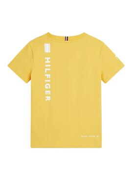T-Shirt Tommy Hilfiger Posizionamento Amarilla Bambino
