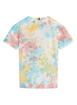T-Shirt Tommy Hilfiger Tie Dye Multi Per Bambino