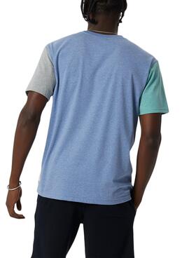 T-Shirt New Balance Essenziali Puri Blu Uomo