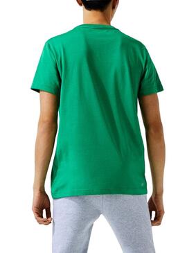 T-Shirt Lacoste TH0822 Verde Per Uomo