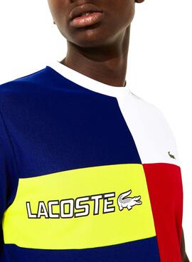 T-Shirt Lacoste Sport Colorblock Multi Uomo