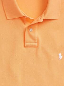 Polo Polo Ralph Lauren Maglia Arancione Per Uomo