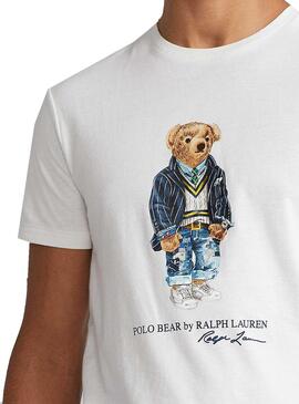 T-Shirt Polo Ralph Lauren Polo Bear Bianco Uomo