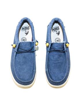 Scarpe Walk In Pitas 150 Wallabi Blu Per Uomo