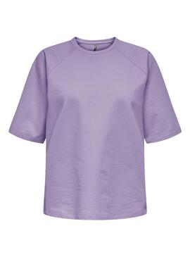 T-Shirt Only Dreamer Life Lila Per Donna