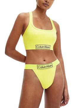 Reggiseno Calvin Klein Unlined Verde Per Donna