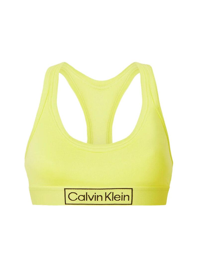 Reggiseno Calvin Klein Unlined Verde Per Donna