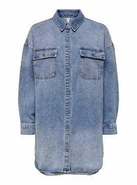 Camicia Denim Only Kasia Denim Blu Per Donna