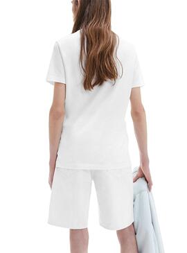 T-Shirt Calvin Klein Dynamic Center Bianco Uomo