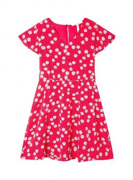 Vestito Pepe Jeans Lima Timbrato Rosso Per Bambina