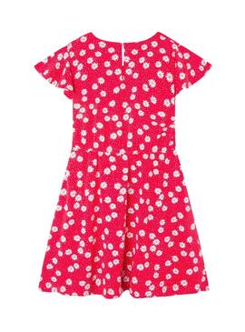 Vestito Pepe Jeans Lima Timbrato Rosso Per Bambina