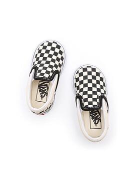 Scarpe Vans Classic Slip On nere per bambini