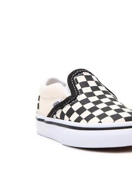 Sneaker Vans Classic Slip On Nero Per Mini