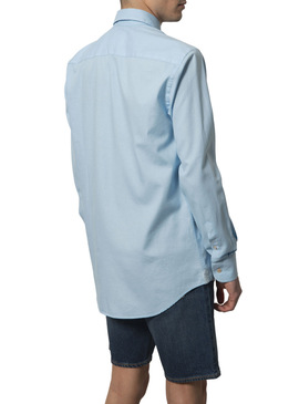 Camicia Klout Panama Blu Azzurro per Uomo