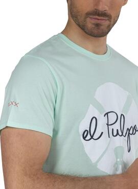 T-Shirt El Pulpo New Colour Splash Verde Uomo