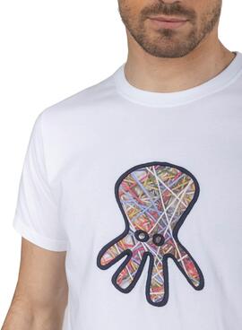 T-Shirt El Pulpo Sophi Bianco per Uomo