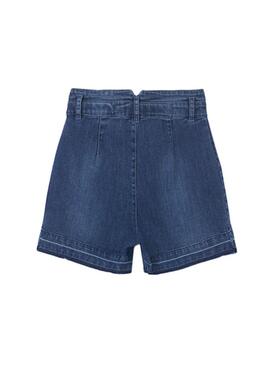 Short Jeans Mayoral Tasche Blu  Scuro Bambina