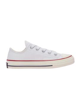 Sneaker Converse Chuck 70 Low Bianco per Bambinos